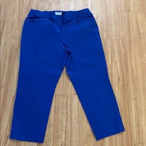 Blue Capri dress pants